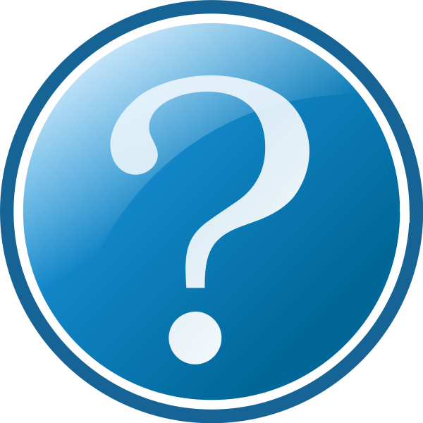 SVG Button with question mark vector image