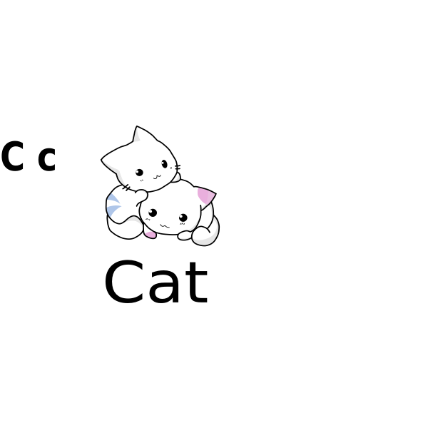 SVG C for Cat