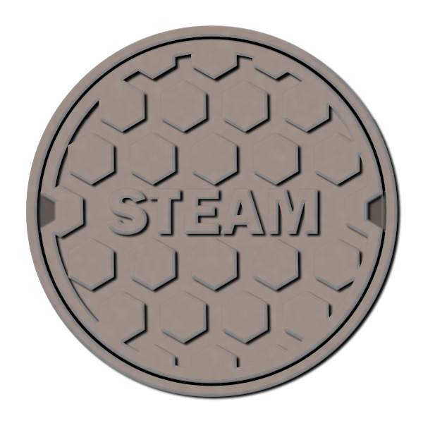 SVG Cable chamber cover vector illustration
