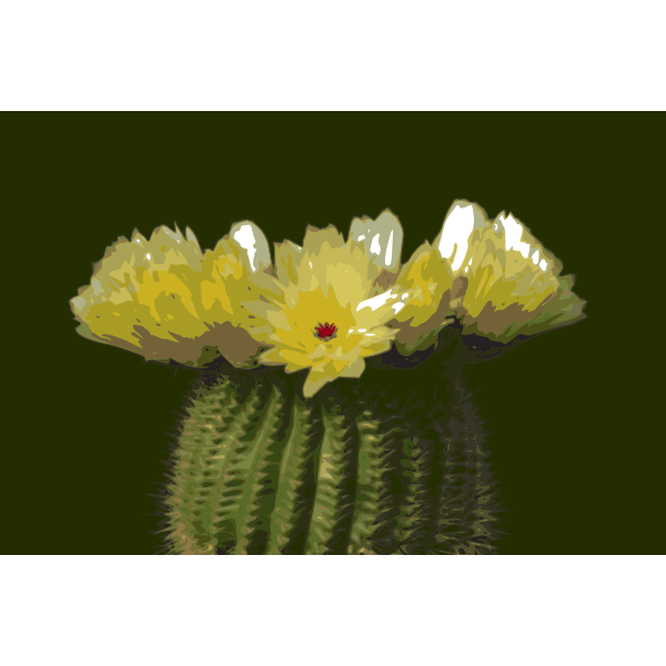 SVG Cactus flower 02