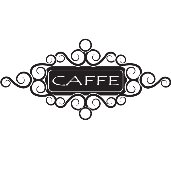 SVG Cafe sign