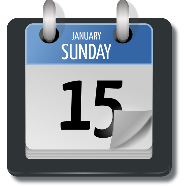 SVG Calendar sheet icon