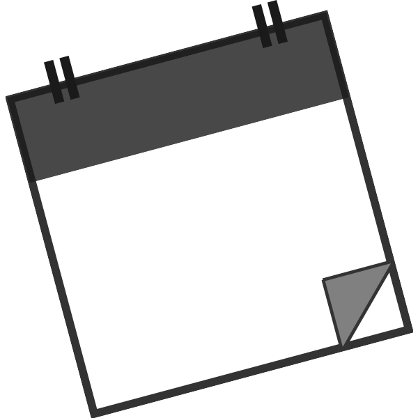 SVG Calendar vector icon