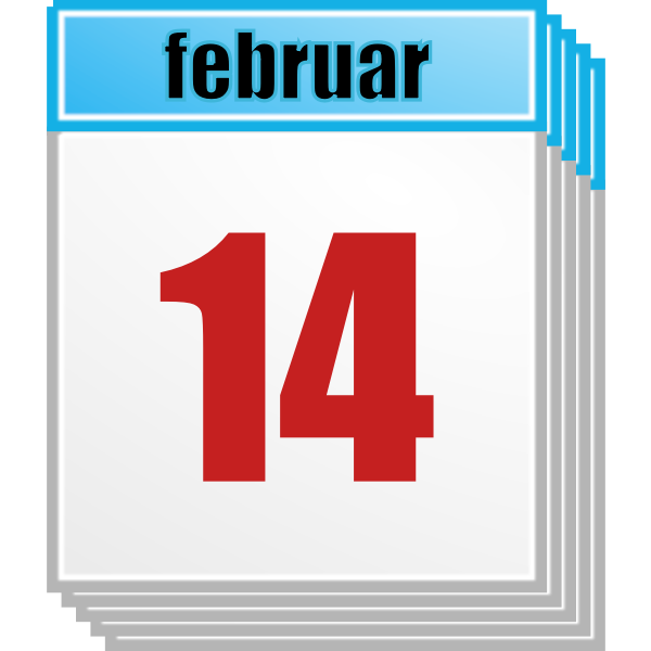 SVG Calendar vector illustration