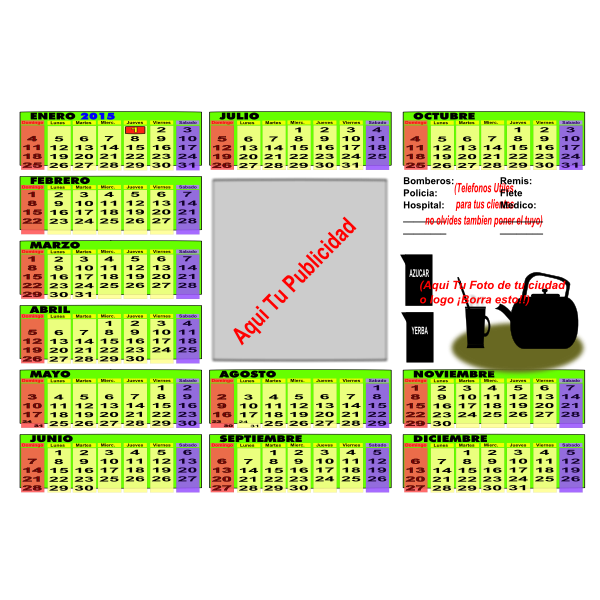 SVG calendario 2015 muralito L