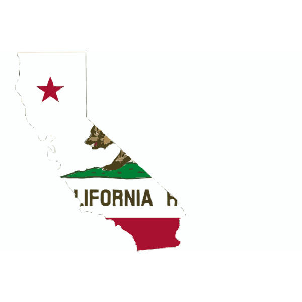 SVG California map image