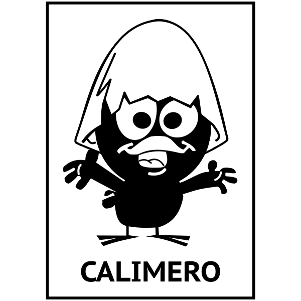 SVG Calimero silhouette
