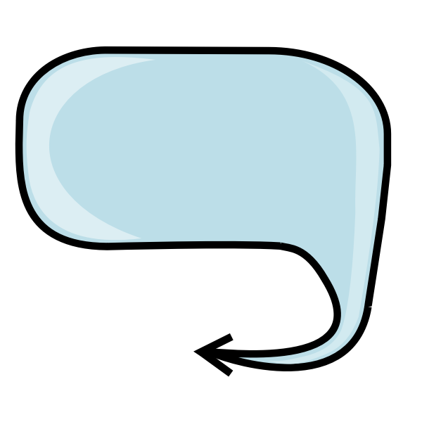 SVG call bubble