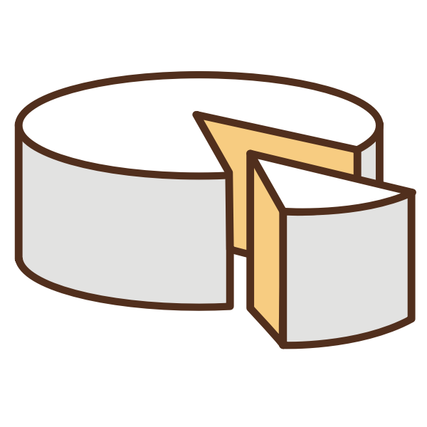 SVG Camembert cheese