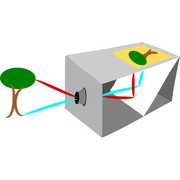 SVG Camera obscura box