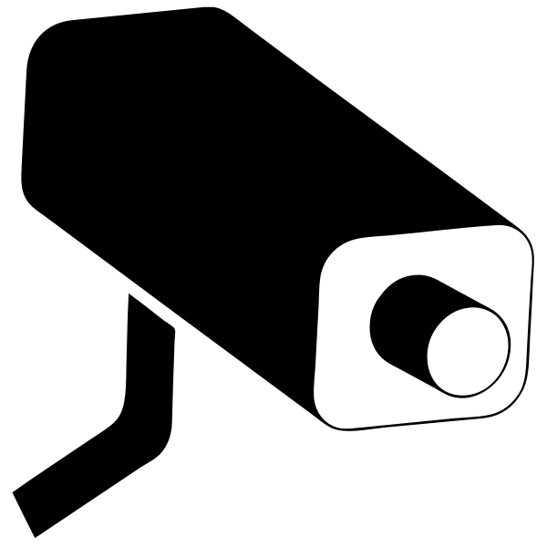 SVG Camera warning symbol vector image