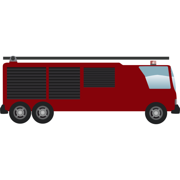 SVG camion pompiers echelle