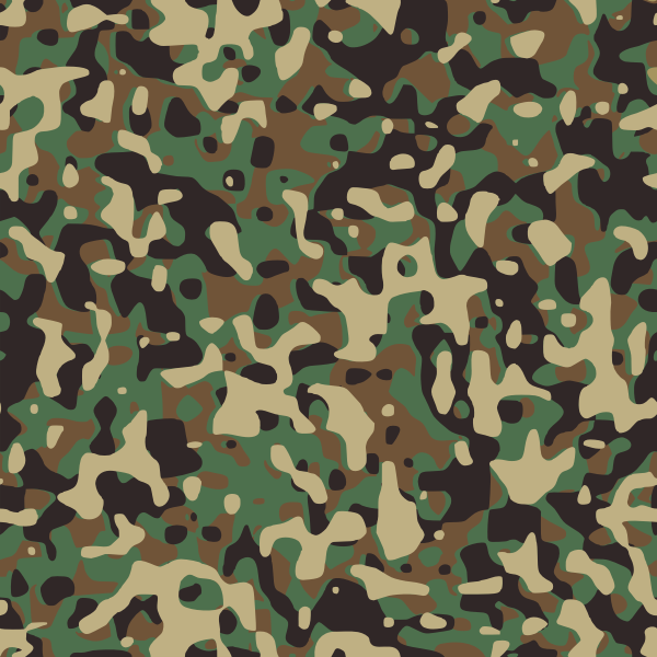 SVG Camouflage pattern vector image