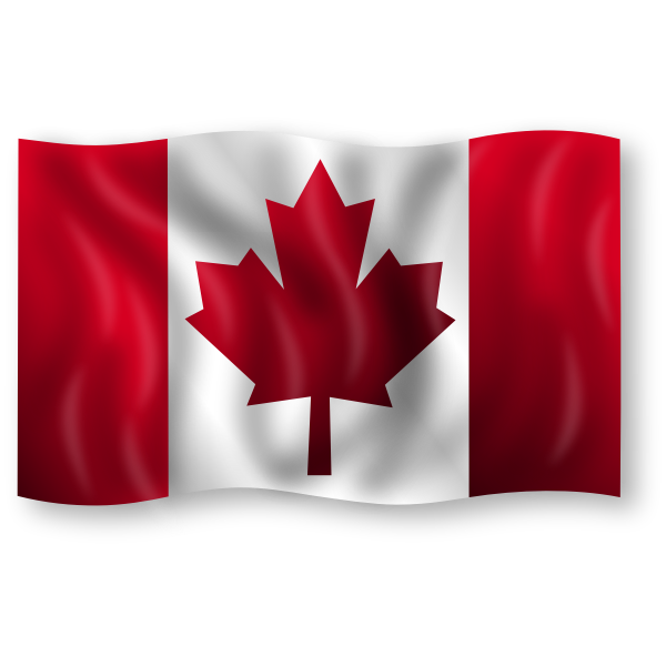 SVG Canadian Flag vector drawing