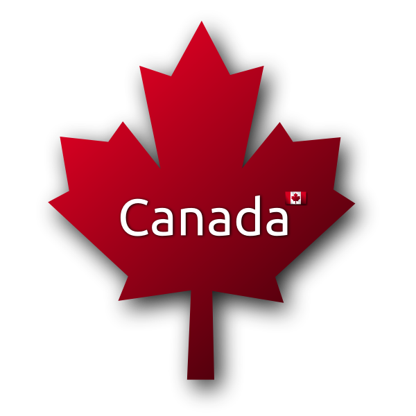 SVG Canadian maple leaf symbol