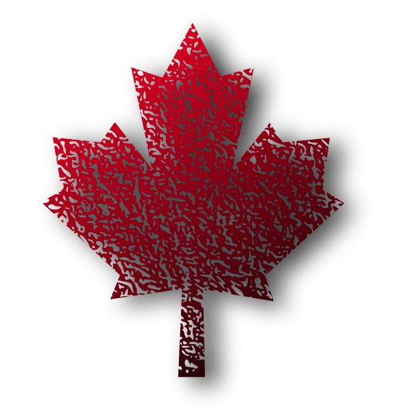 SVG Canadian Maple Leaf vector drawing