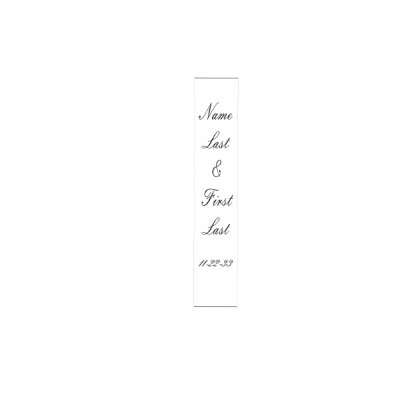 SVG candle 2x9 Dome top Template verticle