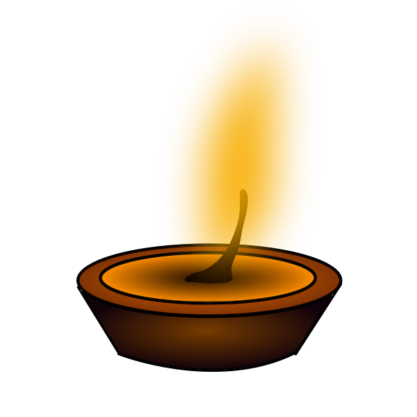 SVG Candle light vector clip art