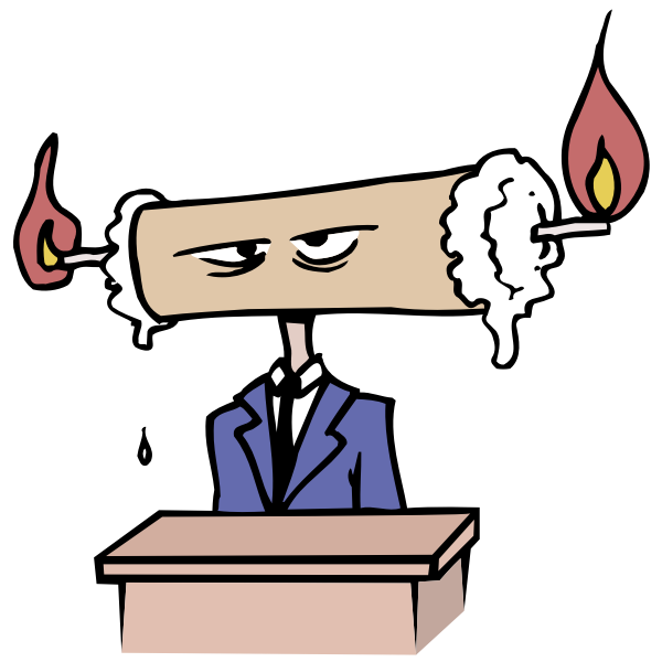SVG Candle man