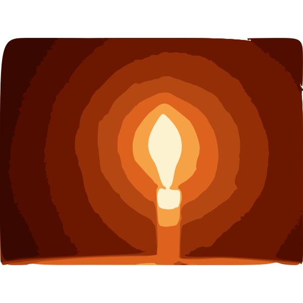 SVG Candle on Table