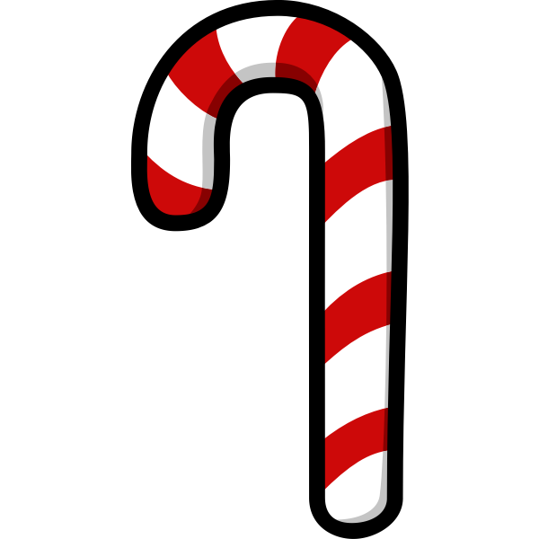 SVG Candy cane image