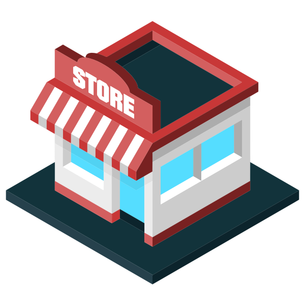 SVG Candy shop vector symbol