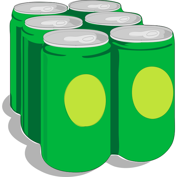 SVG Canned drink vector graphic