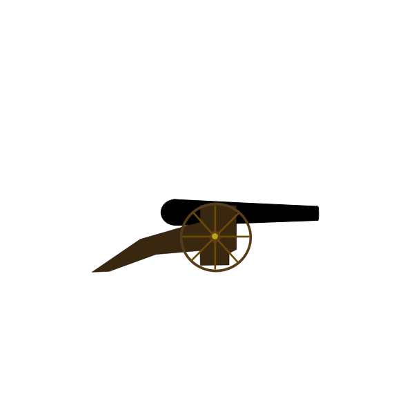 SVG Cannon vector image