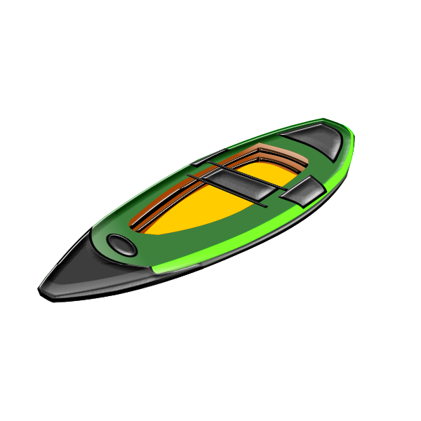 SVG Canoe vector image