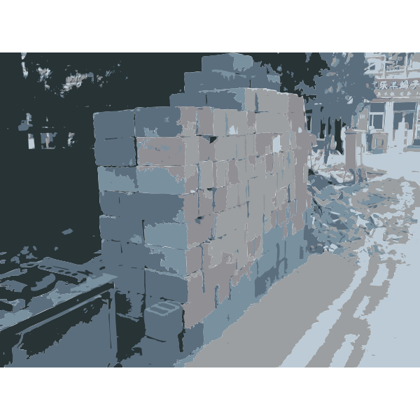 SVG caochangdi brickpile