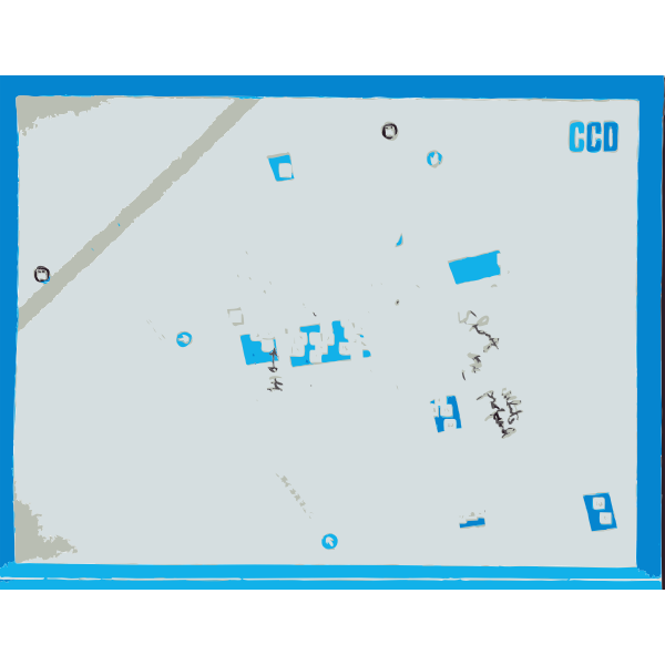 SVG Caochangdi map vector clip art