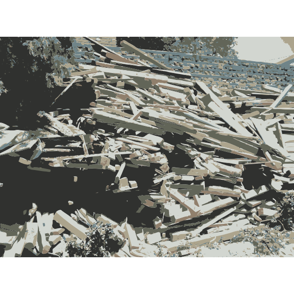 SVG Caochangdi Wood Pile