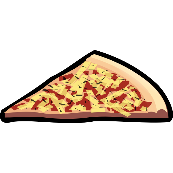 SVG Capricciosa pizza vector clip art