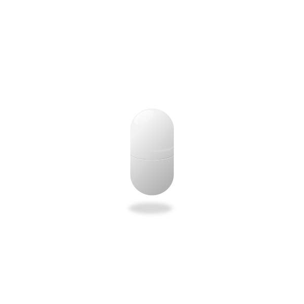 SVG Capsule with shadow vector illustration