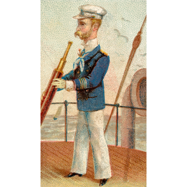 SVG Captain with monocular pirate scope