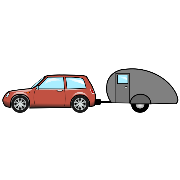 SVG Car and Camper