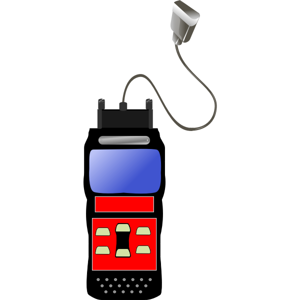 SVG Car diagnostic scanner vector drawing