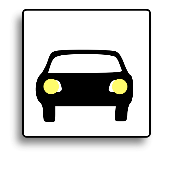 SVG Car icon vector image