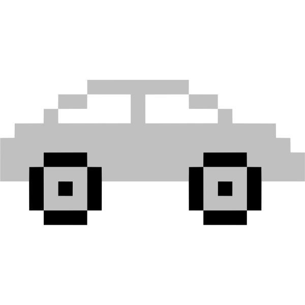 SVG Car in pixels