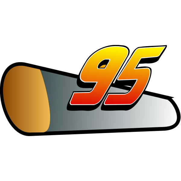 SVG Car left headlight vector image
