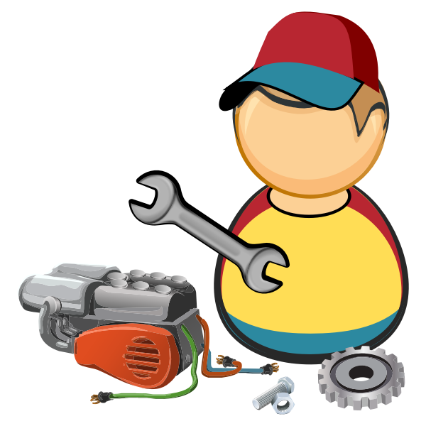 SVG Car mechanic