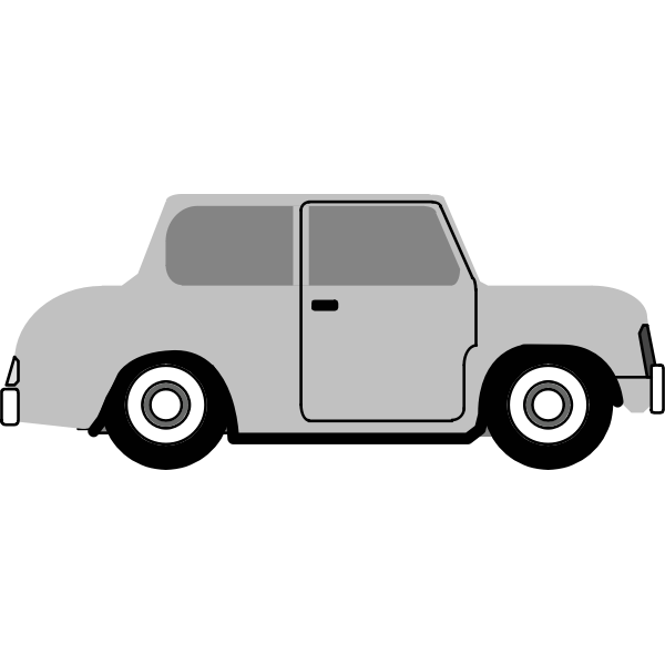 SVG Car side view vector