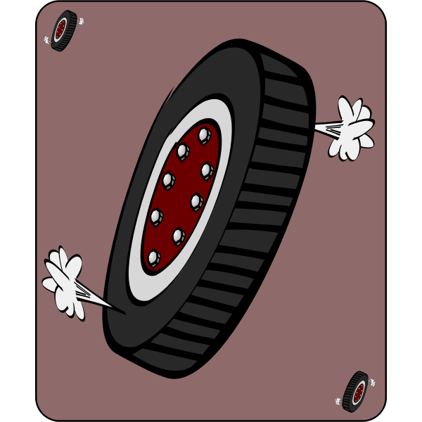SVG Car wheel