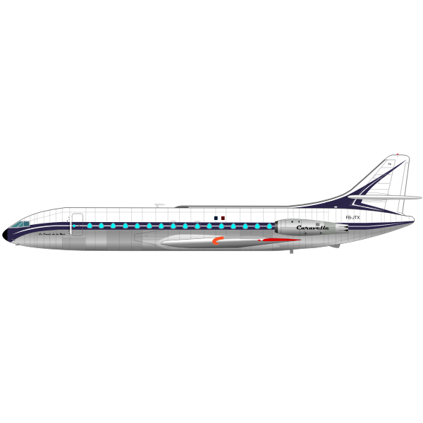 SVG Caravelle airplane