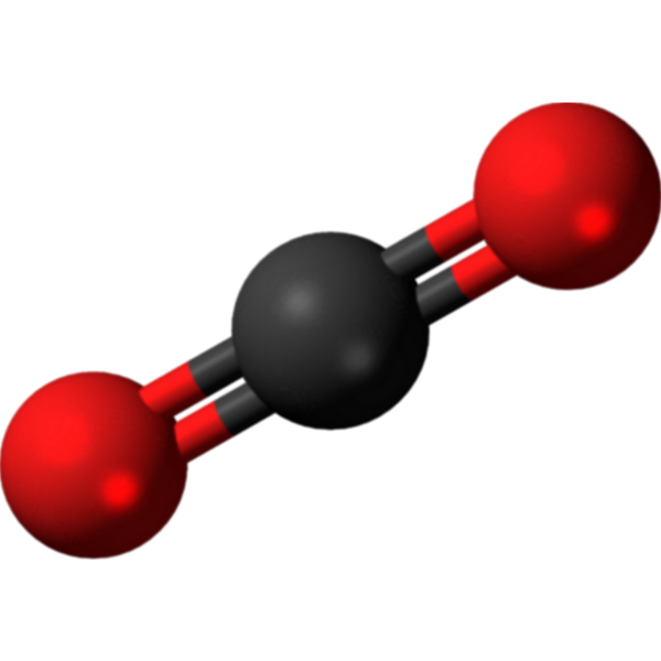 SVG Carbon dioxide molecule