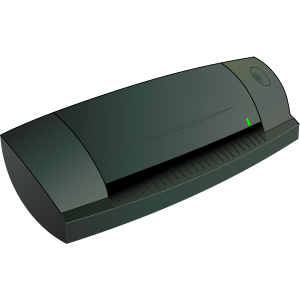 SVG Card scanner vector image