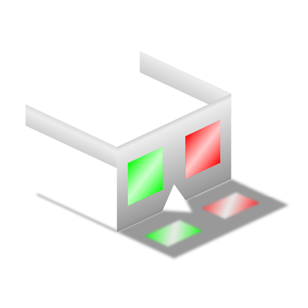 SVG Cardboard 3D Glasses
