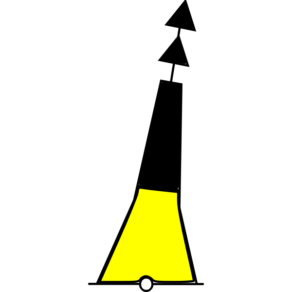 SVG cardinal buoy north