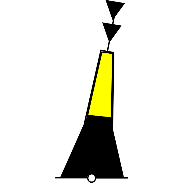 SVG cardinal buoy south