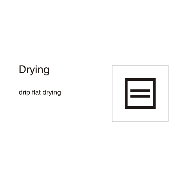 SVG CARE SYMBOLS DRYING DRIPFLAT DRYING